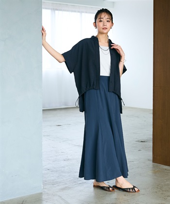 CROSS FUNCTION 《シワになりにくい》サマナチュラ リネンライクドロストデザインシャツ_subthumb_22