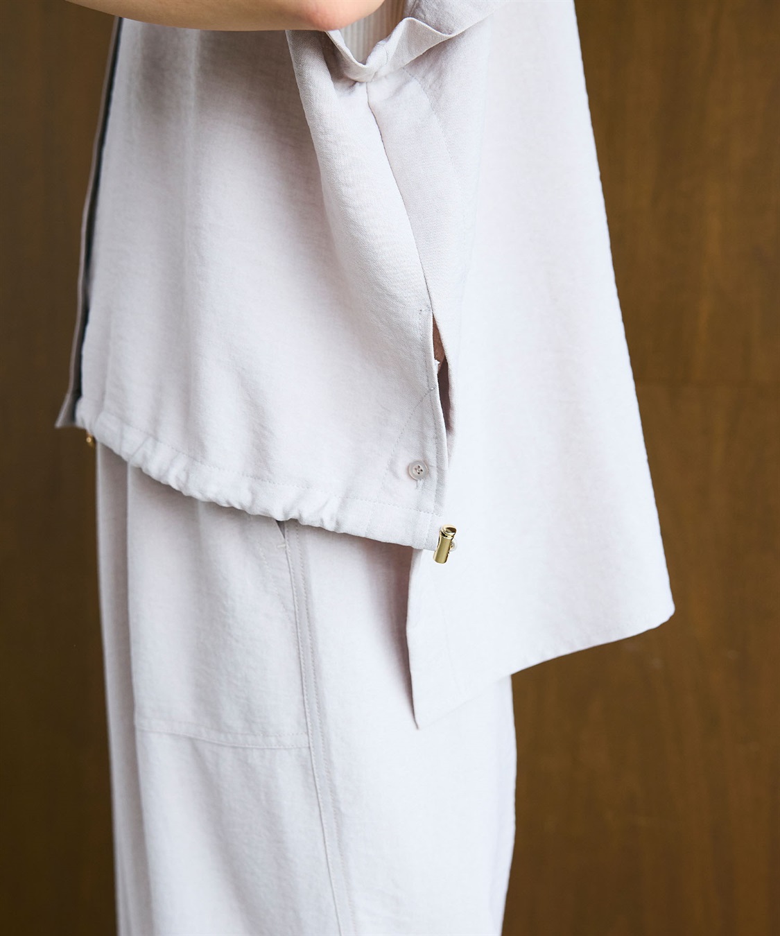 CROSS FUNCTION 《シワになりにくい》サマナチュラ リネンライクドロストデザインシャツ_sub_27