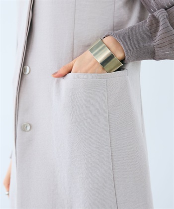 CROSS FUNCTION 《シワになりにくい》サマナチュラ リネンライクノーカラージレジャケット_subthumb_26