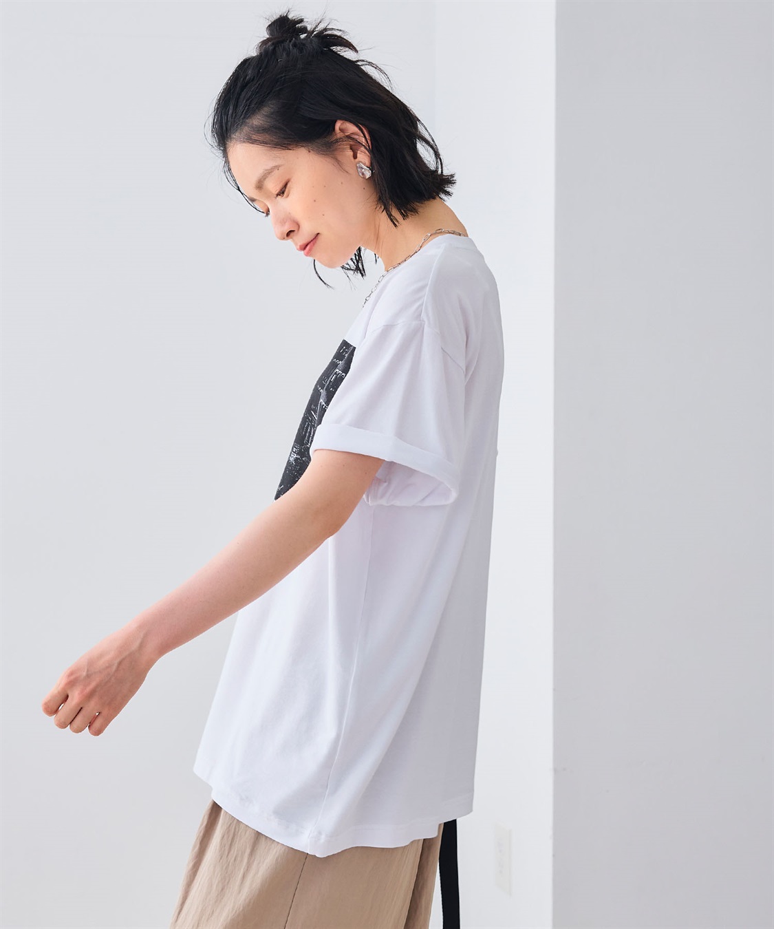 CROSS FUNCTION エブ楽 BROOKLYNフォトプリントTシャツ_sub_4