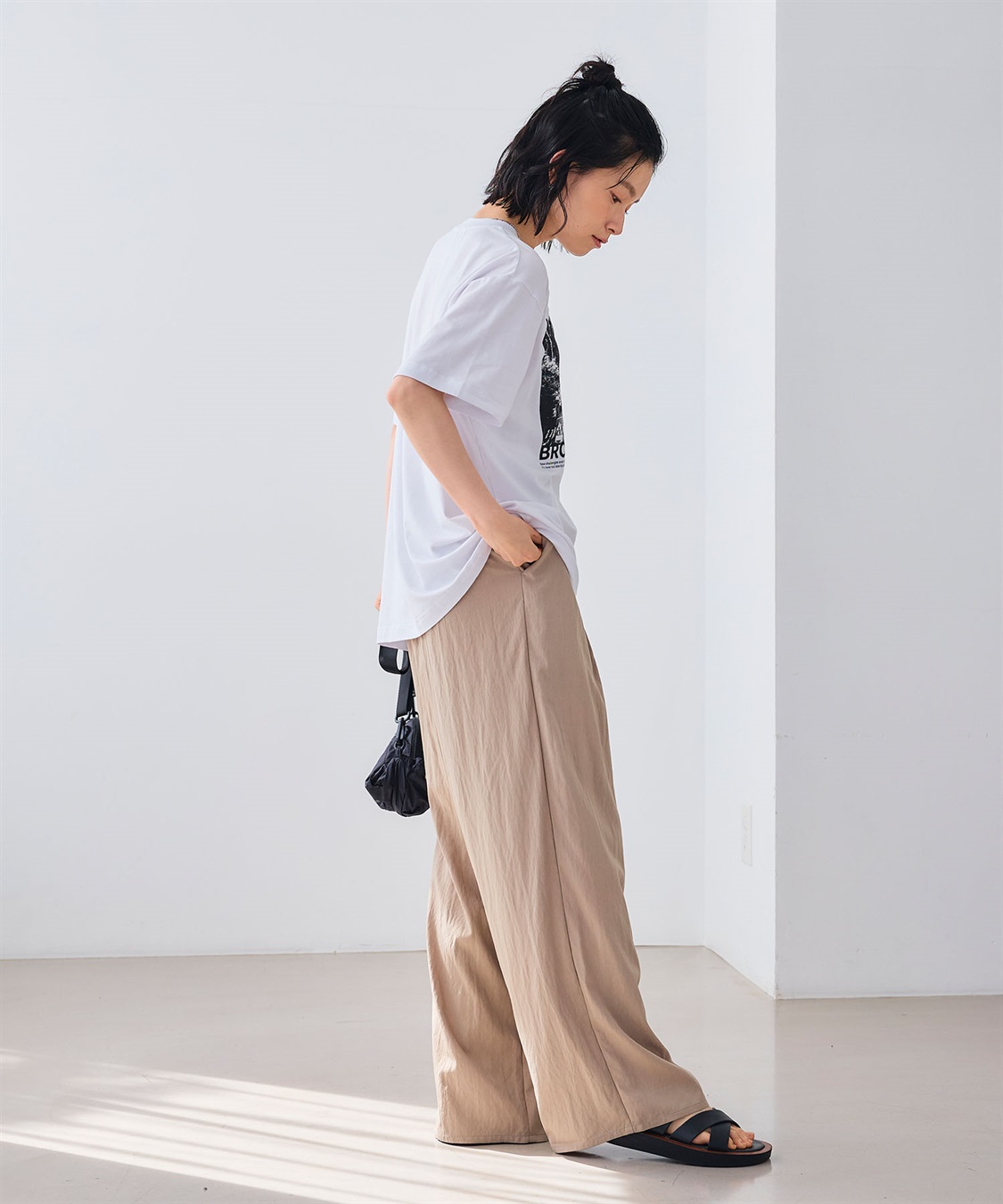 CROSS FUNCTION エブ楽 BROOKLYNフォトプリントTシャツ_sub_10