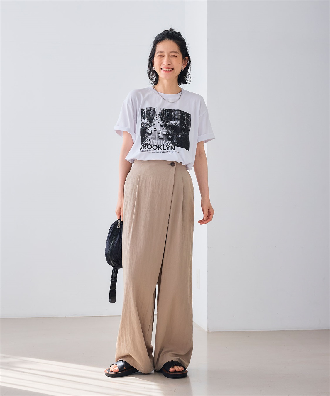 CROSS FUNCTION エブ楽 BROOKLYNフォトプリントTシャツ_sub_13