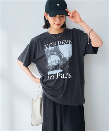 CROSS FUNCTION エブ楽 ParisフォトプリントTシャツ【CF/クロスファンクション】_subthumb_2