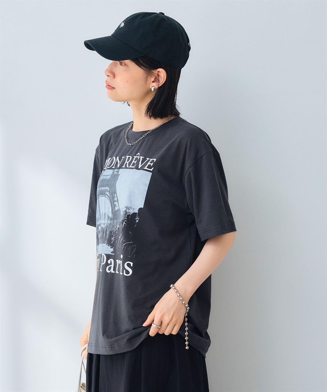 CROSS FUNCTION エブ楽 ParisフォトプリントTシャツ【CF/クロスファンクション】_sub_3