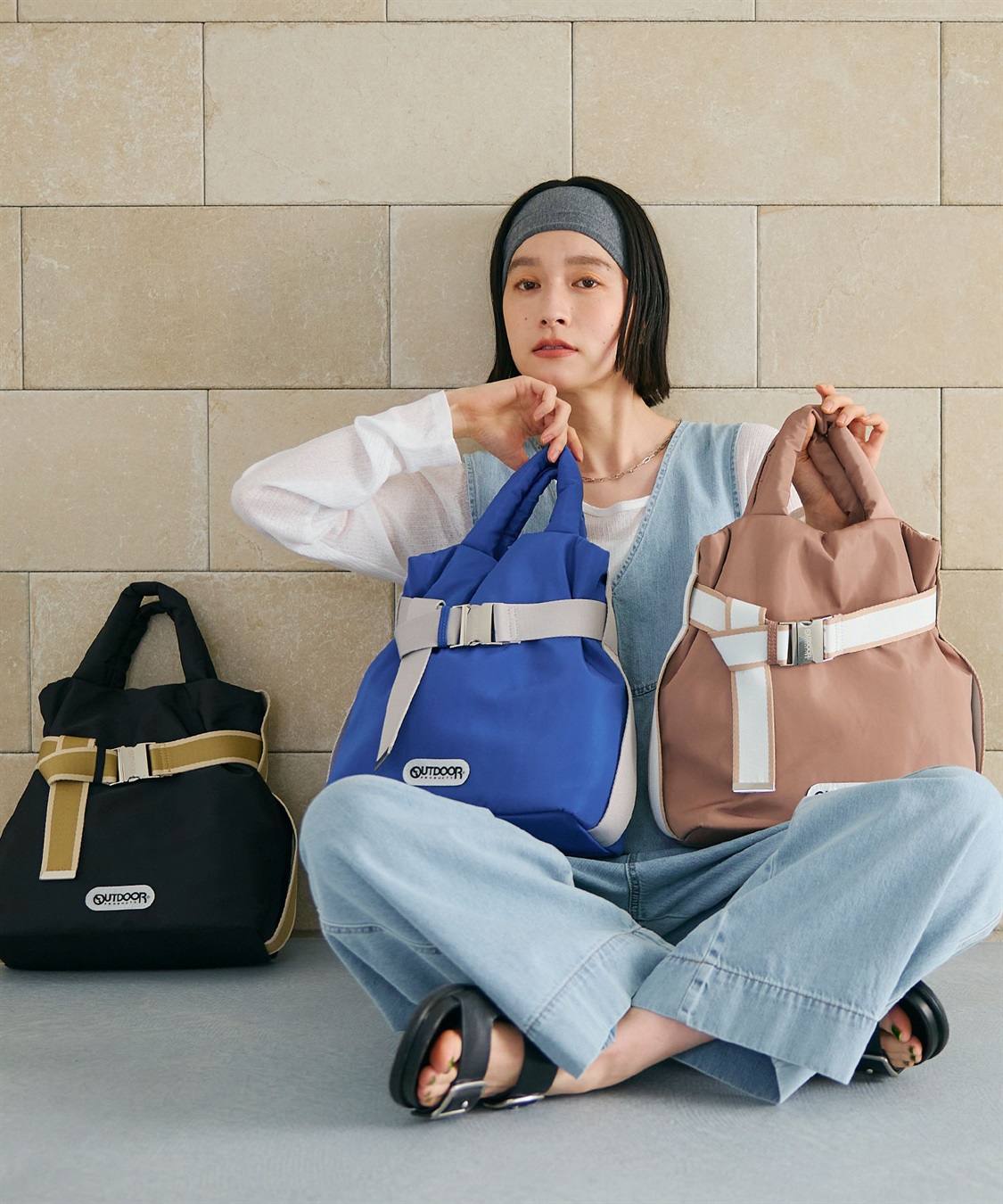 CROSS FUNCTION 【別注】OUTDOOR PRODUCTS(アウトドアプロダクツ)2WAYベルトトートバッグS_sub_5