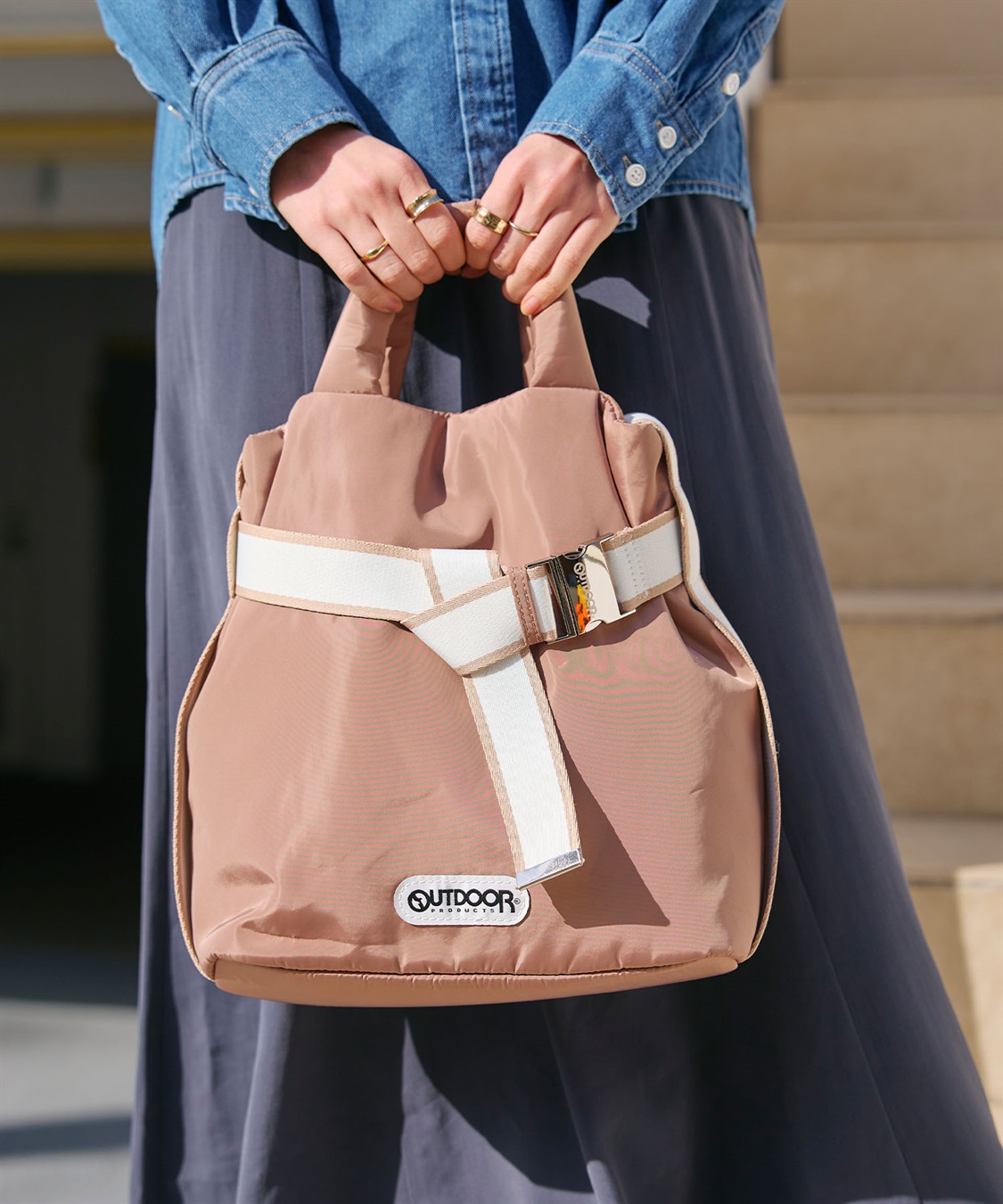 CROSS FUNCTION 【別注】OUTDOOR PRODUCTS(アウトドアプロダクツ)2WAYベルトトートバッグS_sub_11