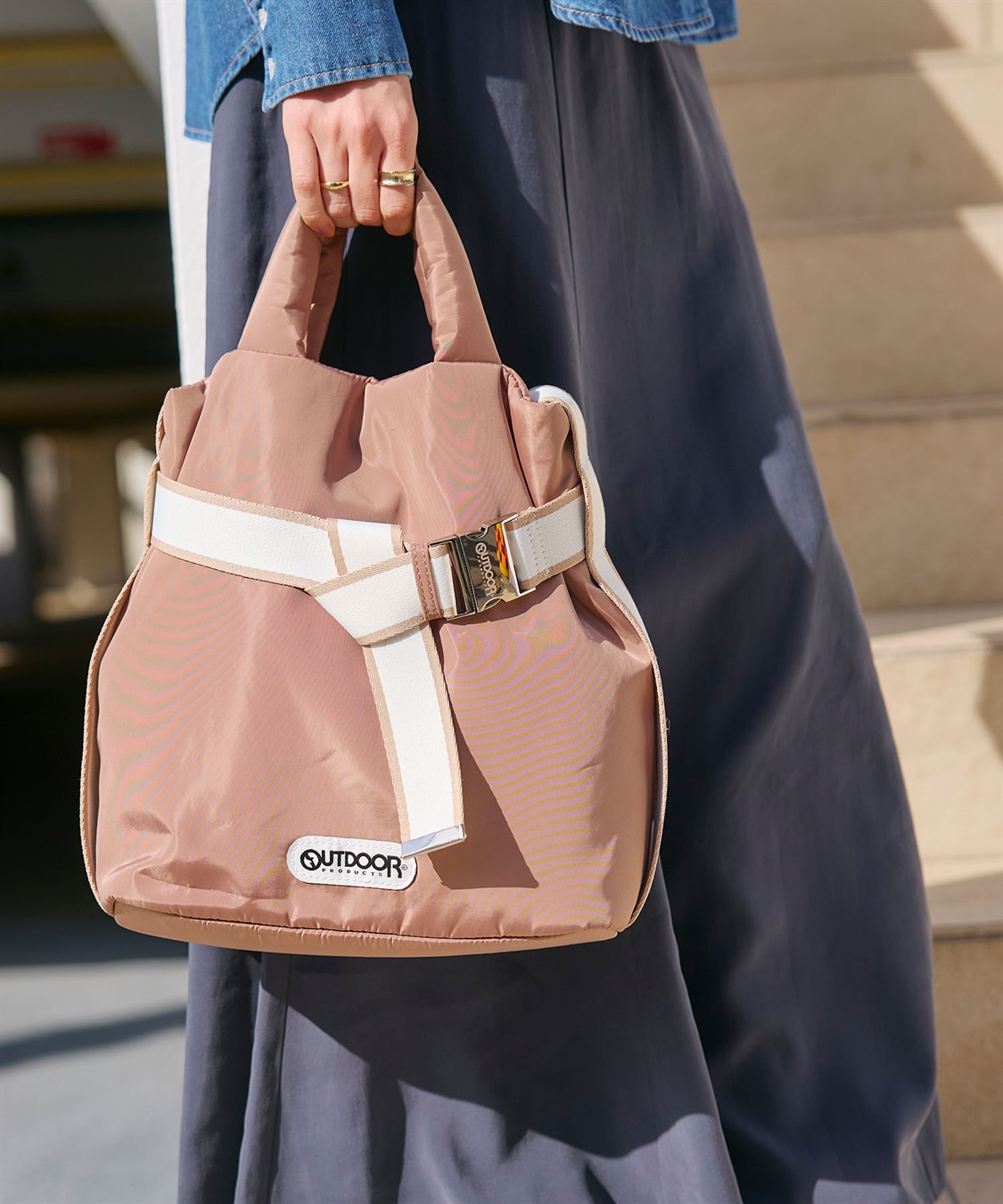 CROSS FUNCTION 【別注】OUTDOOR PRODUCTS(アウトドアプロダクツ)2WAYベルトトートバッグS_sub_13