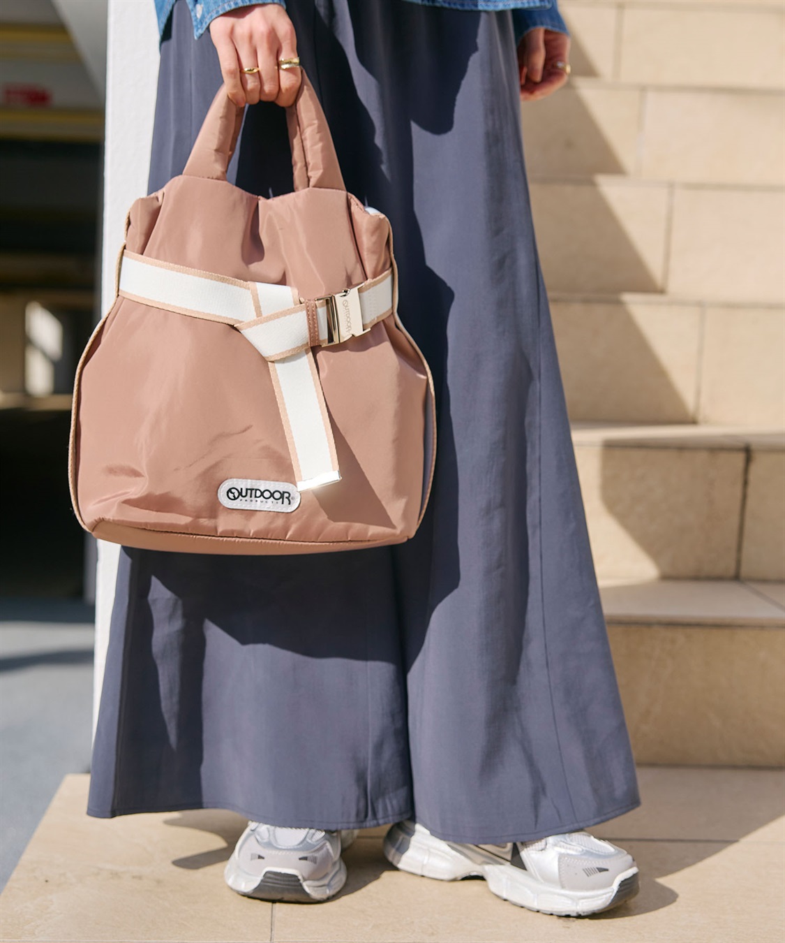 CROSS FUNCTION 【別注】OUTDOOR PRODUCTS(アウトドアプロダクツ)2WAYベルトトートバッグS_sub_14