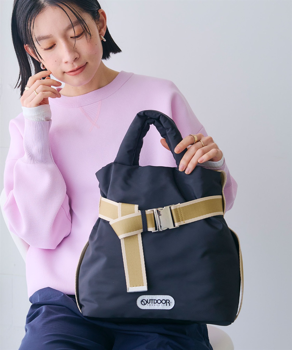 CROSS FUNCTION 【別注】OUTDOOR PRODUCTS(アウトドアプロダクツ)2WAYベルトトートバッグS_sub_17