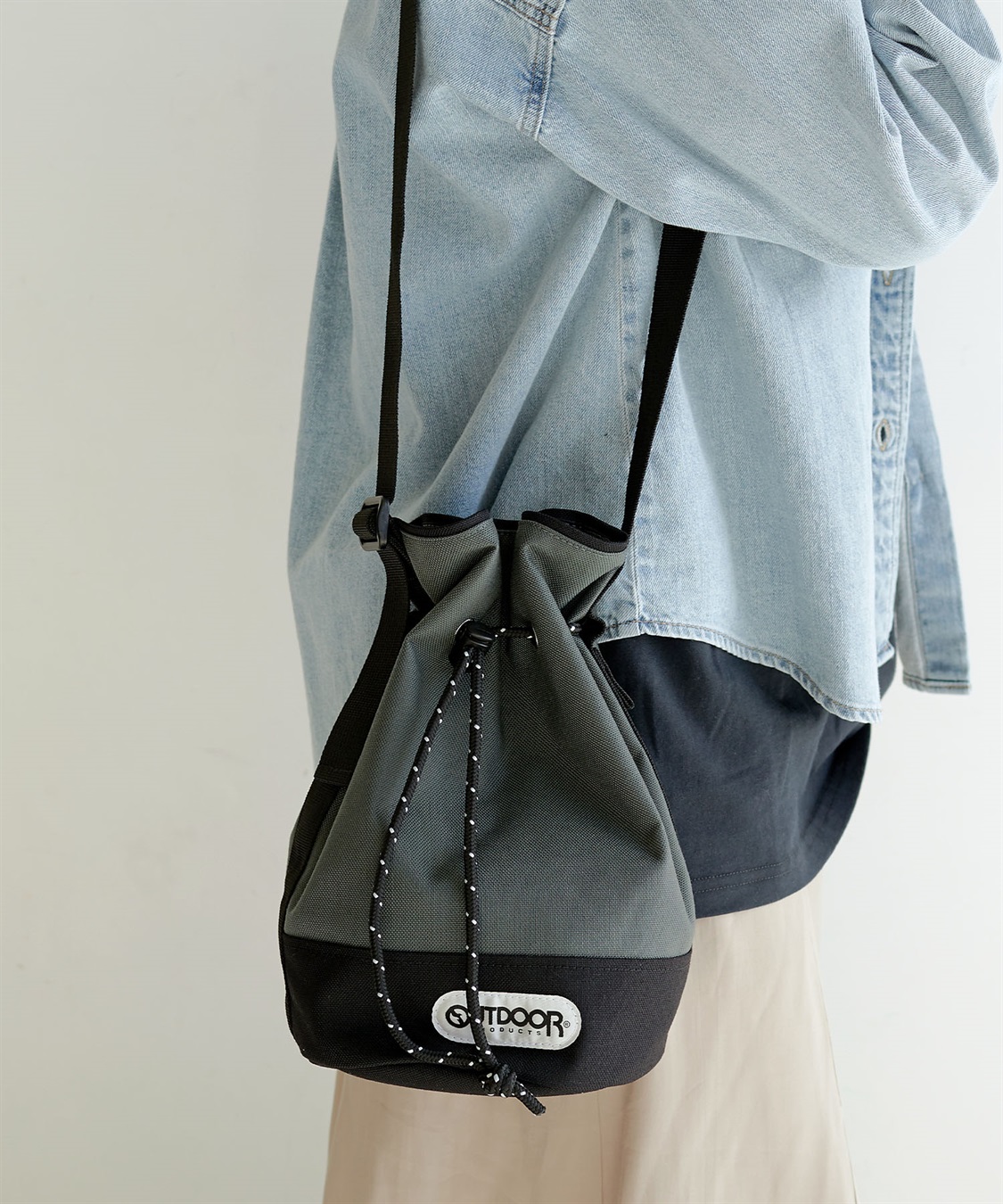 CROSS FUNCTION OUTDOOR PRODUCTS (アウトドアプロダクツ) ツートーンカラードロストショルダーバッグ_sub_3