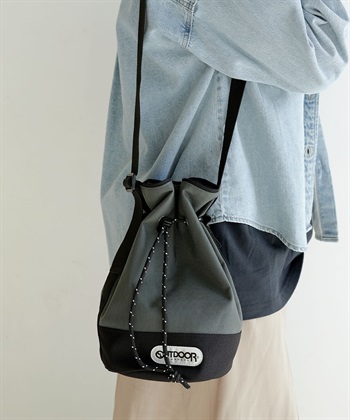 CROSS FUNCTION OUTDOOR PRODUCTS (アウトドアプロダクツ) ツートーンカラードロストショルダーバッグ_subthumb_3