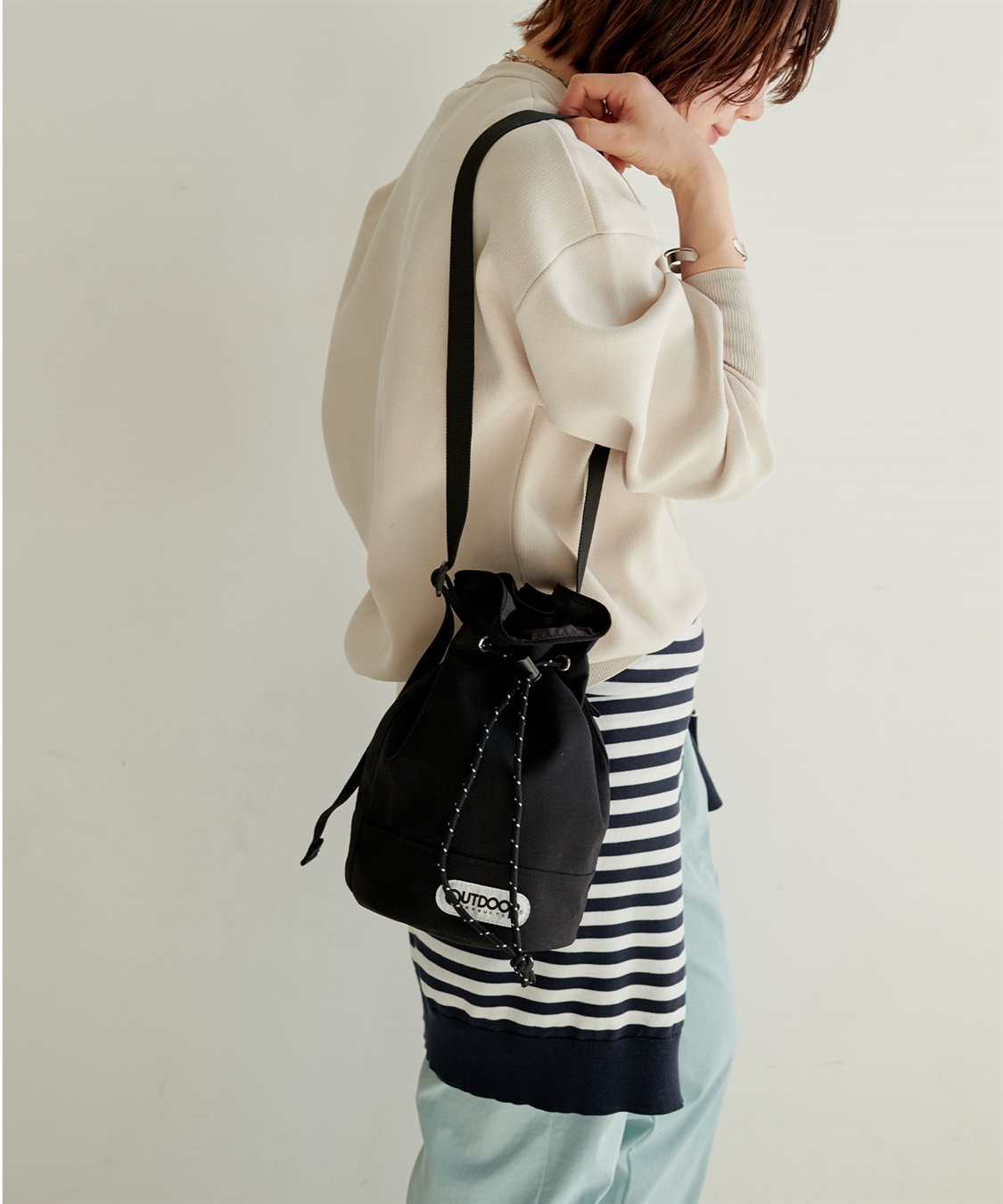 CROSS FUNCTION OUTDOOR PRODUCTS (アウトドアプロダクツ) ツートーンカラードロストショルダーバッグ_sub_11