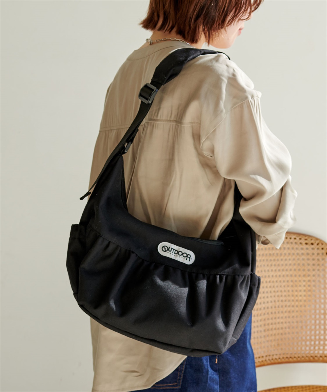 CROSS FUNCTION OUTDOOR ワイドエッグショルダーバッグ_sub_1