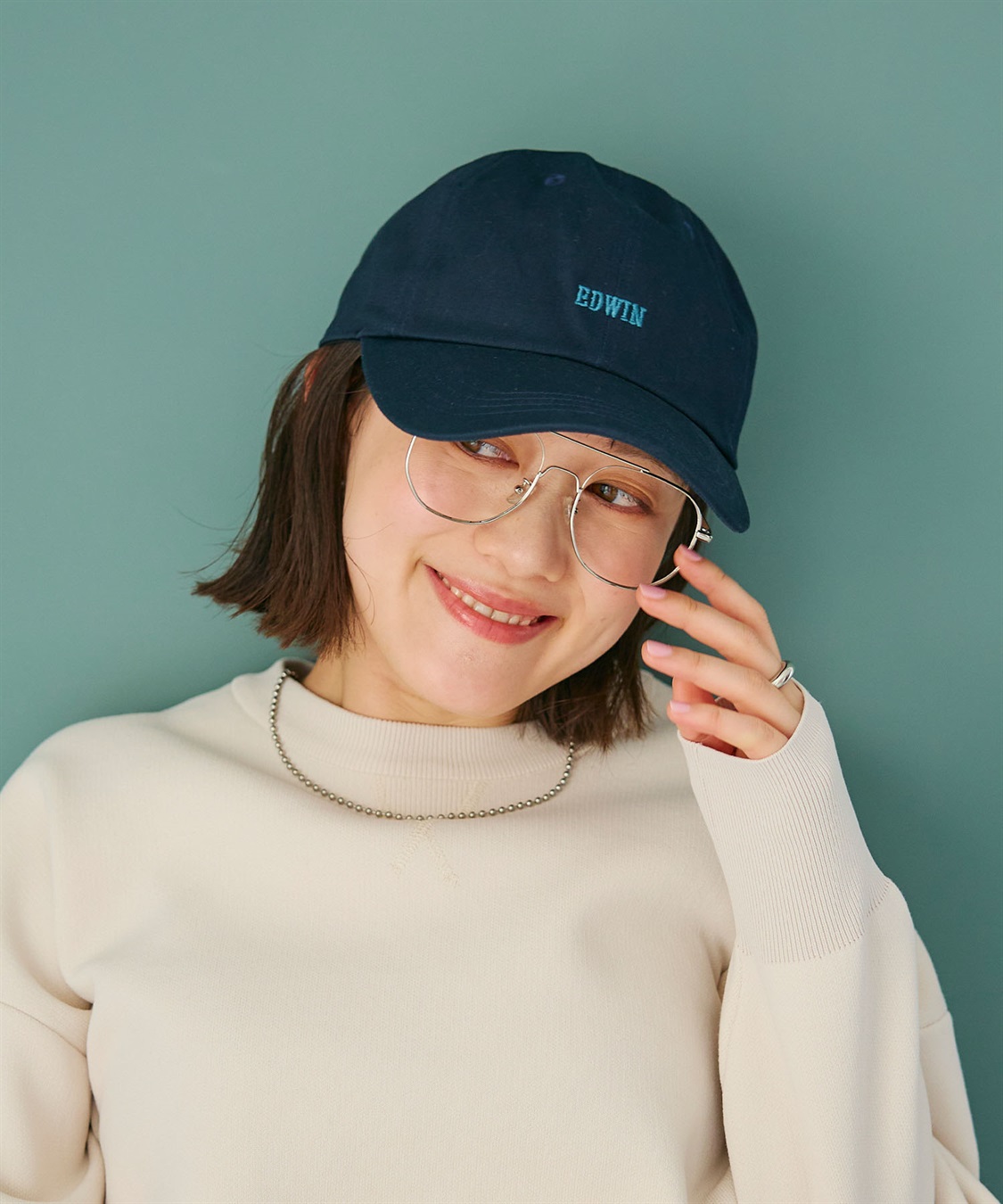 CROSS FUNCTION EDWIN ロゴ刺繍キャップ_sub_8