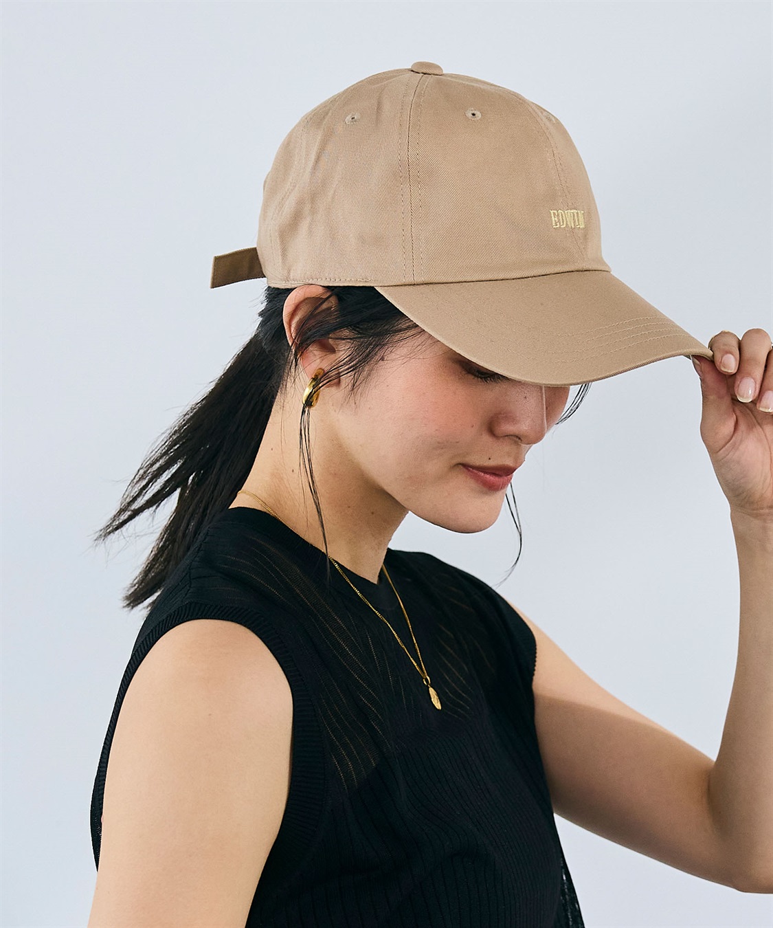 CROSS FUNCTION EDWIN ロゴ刺繍キャップ_sub_12