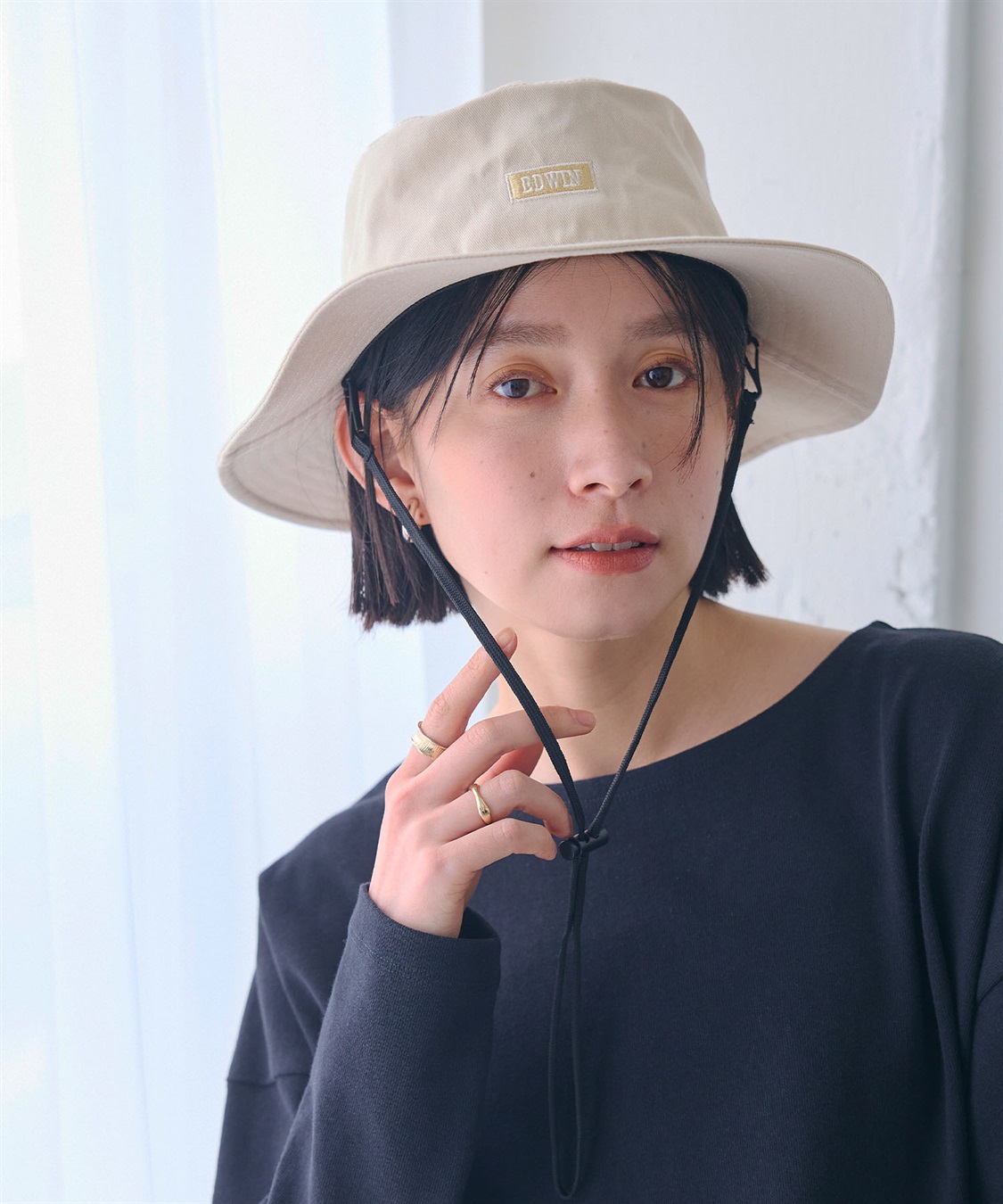 CROSS FUNCTION EDWIN ロゴ刺繍アドベンチャーハット_sub_7