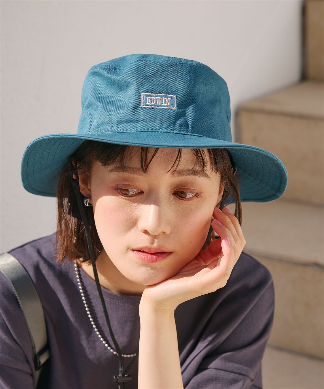 CROSS FUNCTION EDWIN ロゴ刺繍アドベンチャーハット_sub_9