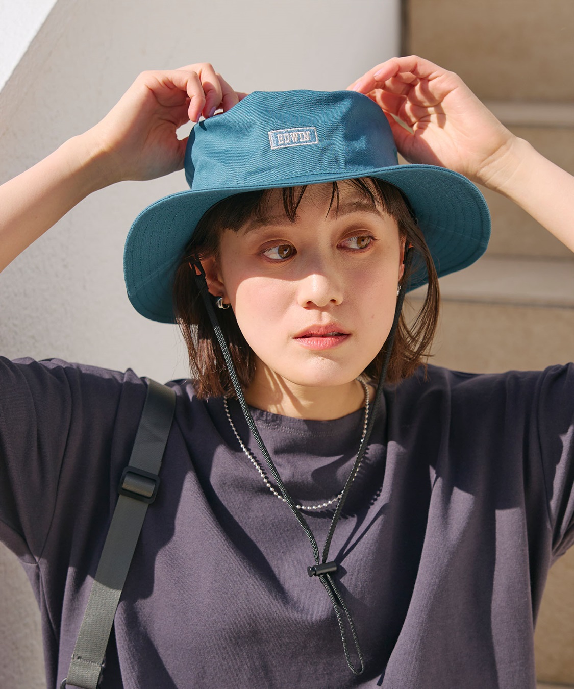 CROSS FUNCTION EDWIN ロゴ刺繍アドベンチャーハット_sub_10