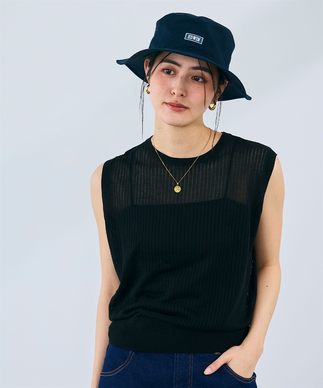 CROSS FUNCTION EDWIN ロゴ刺繍アドベンチャーハット_sub_18