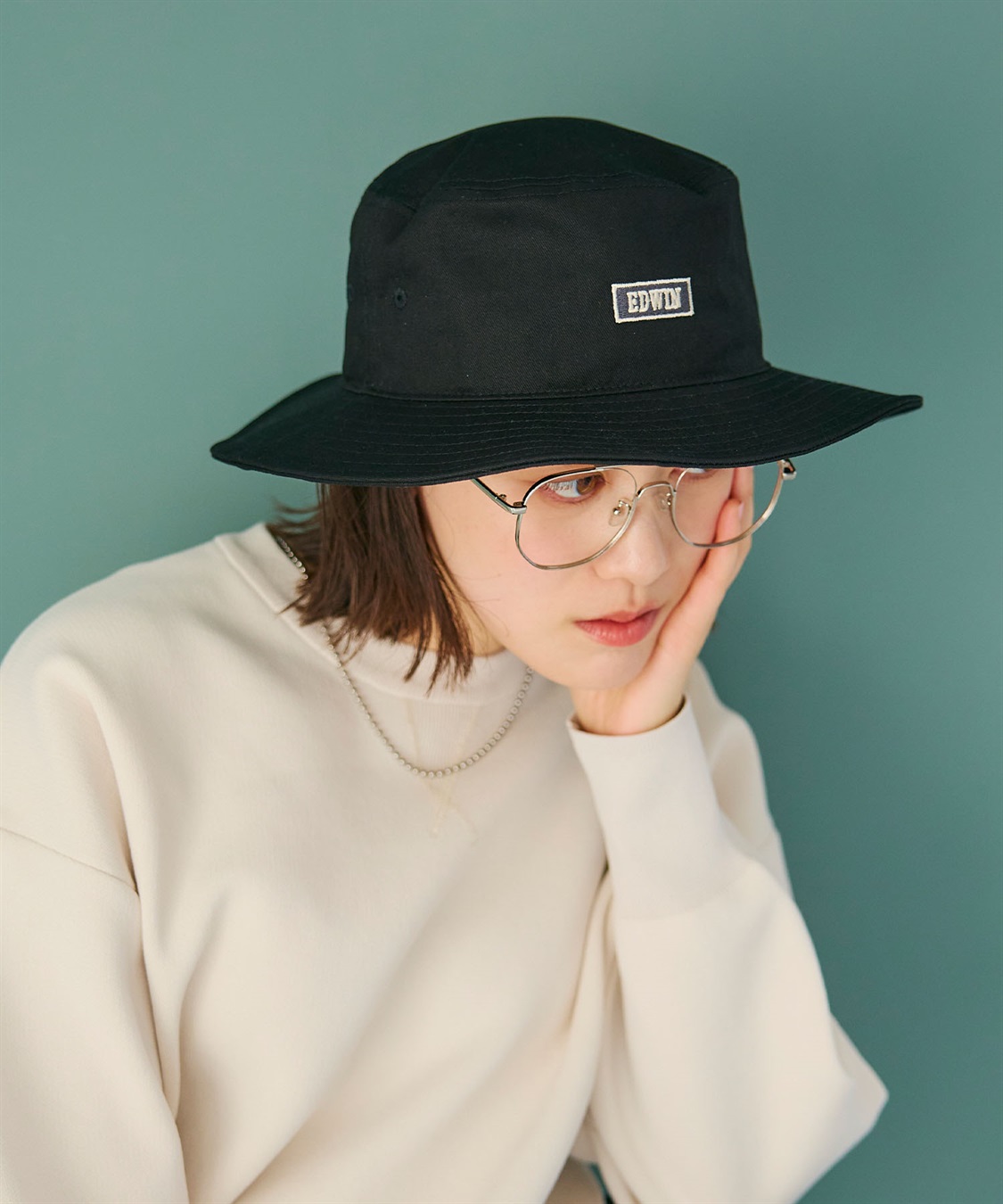 CROSS FUNCTION EDWIN ロゴ刺繍アドベンチャーハット_sub_23