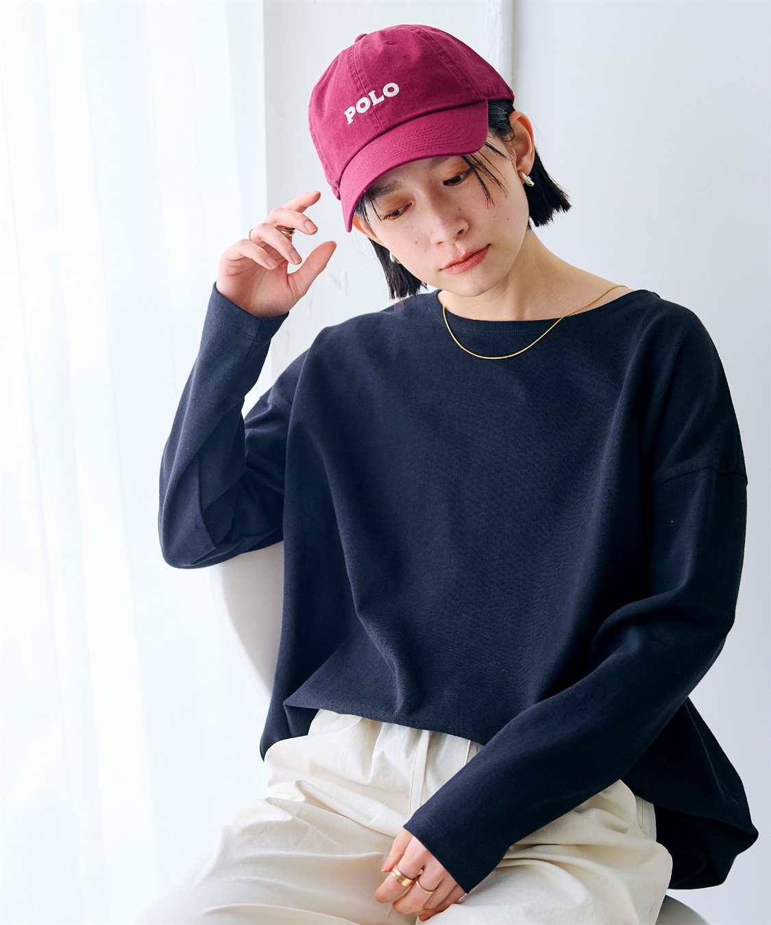 CROSS FUNCTION POLO ロゴ刺繍キャップ_sub_24