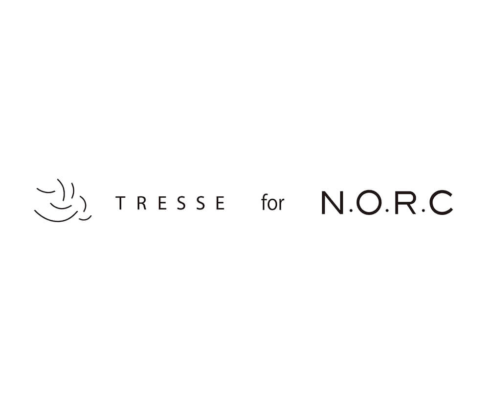 N.O.R.C TRESSE ノーク　norc チェックヘアバンド／ホワイト