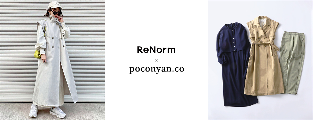 ReNorm × poconyan.co メインビジュアル