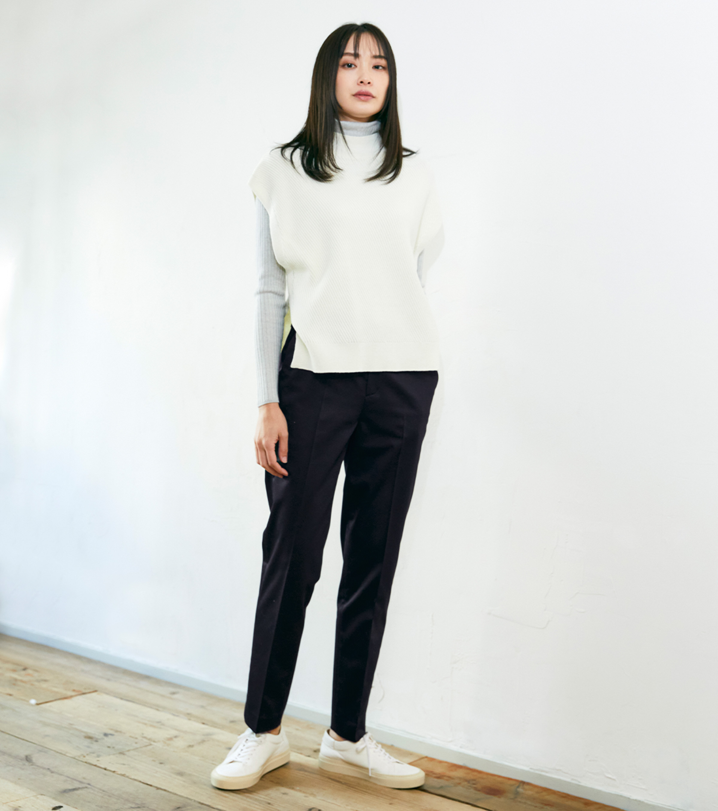 ストレッチが効いたキレイなテーパードライン