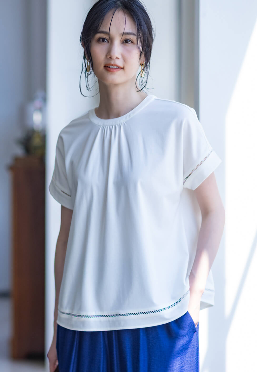 Ladder lace topsのスタイリング2