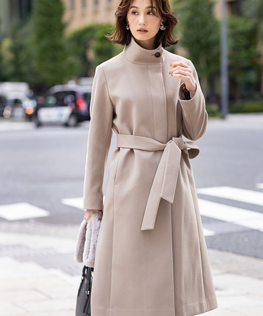 スタンドロングコートの画像１