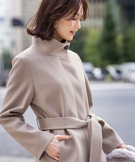 スタンドロングコートの画像２