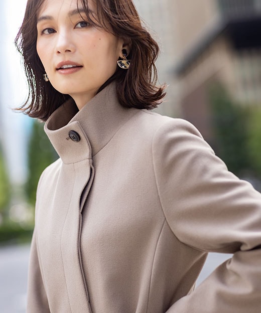 スタンドロングコートの画像３