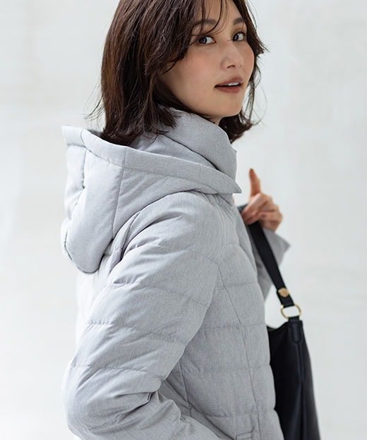 ロングダウンコートの画像２