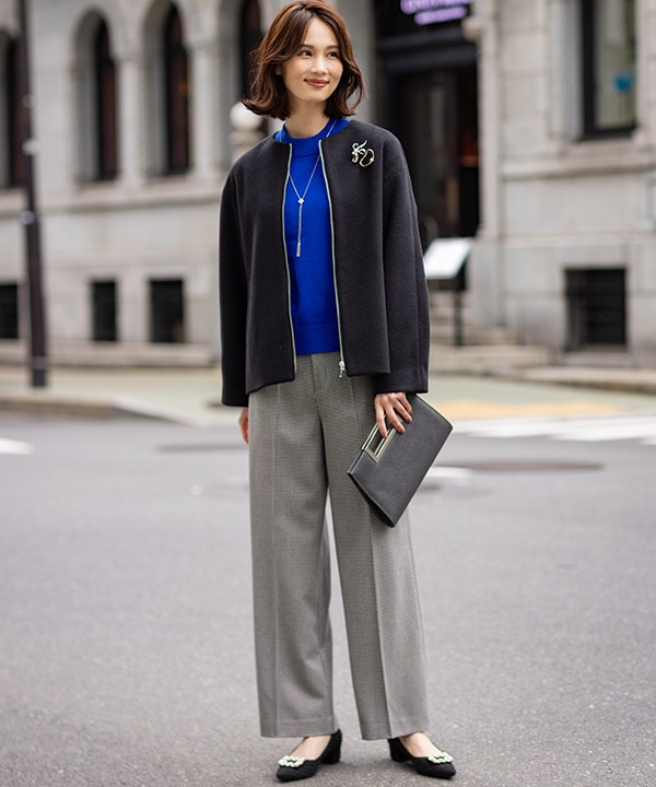 ジップブルゾンのナビ画像