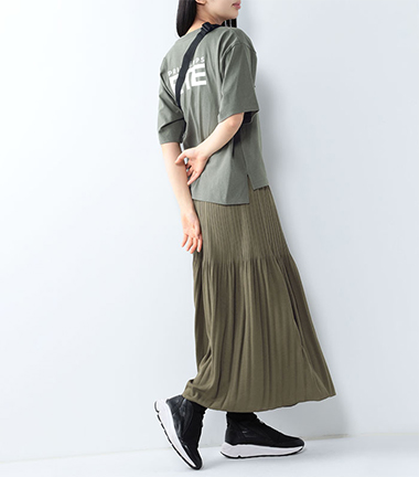 ロングスカート合わせ