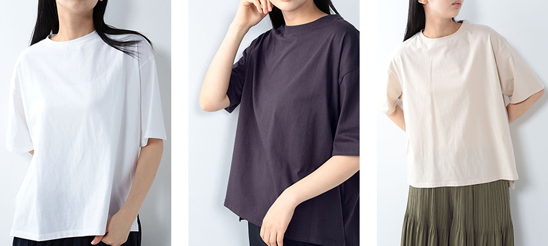 脇スリットTシャツ