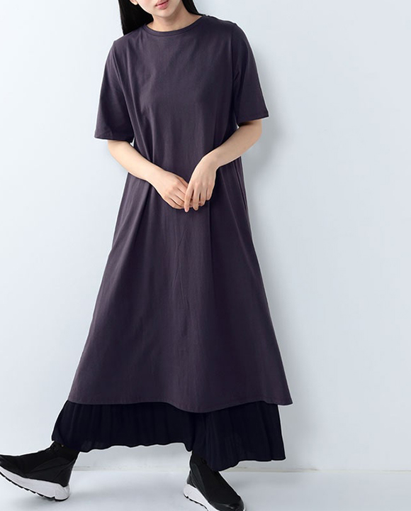 ロングTシャツドレス