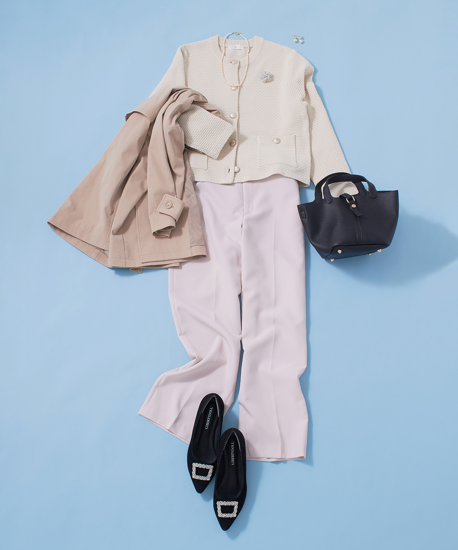 王道を新しく着こなすならニットジャケット一択の商品画像