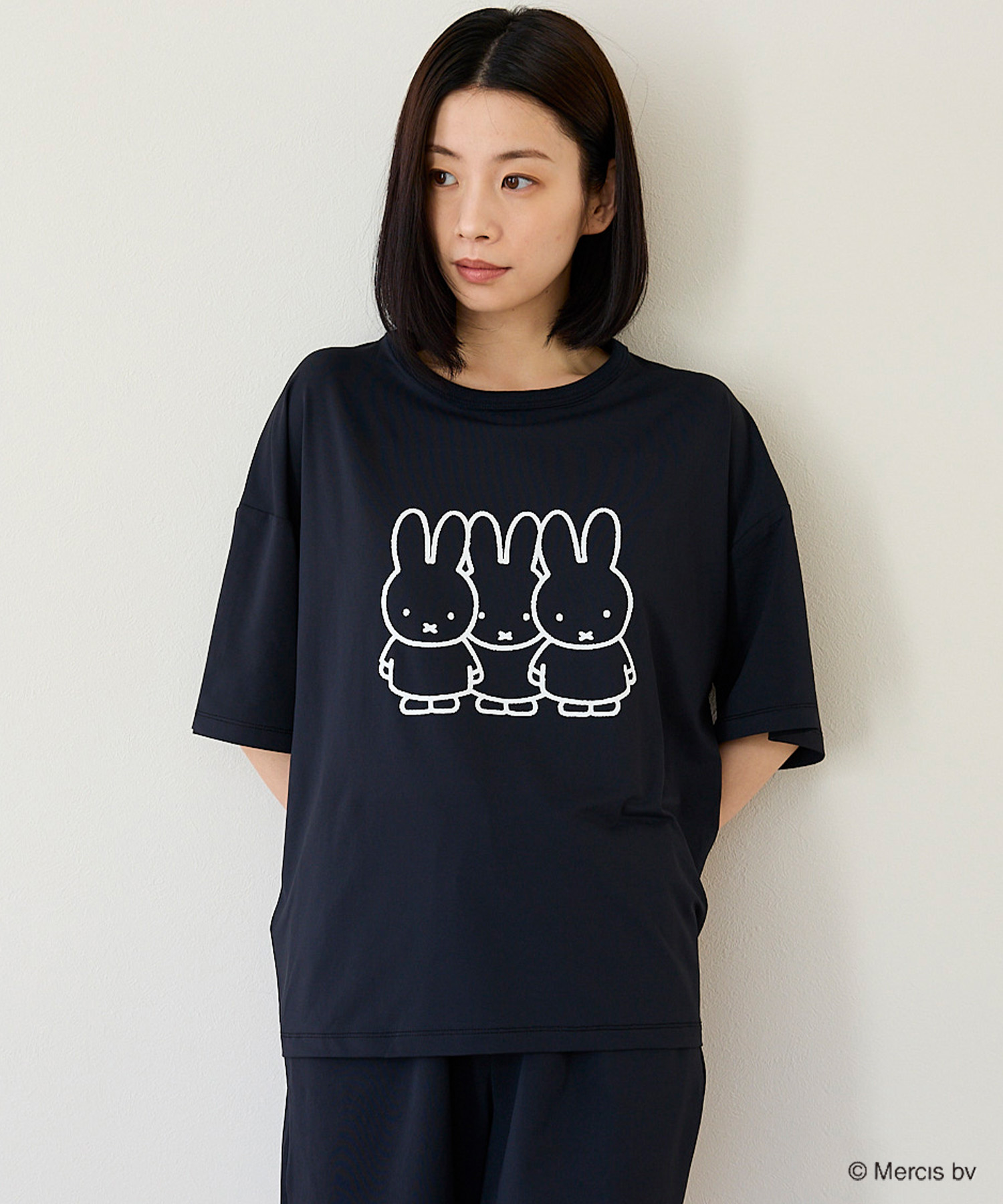 HOGUSU miffy 半袖クルーネックプルオーバー