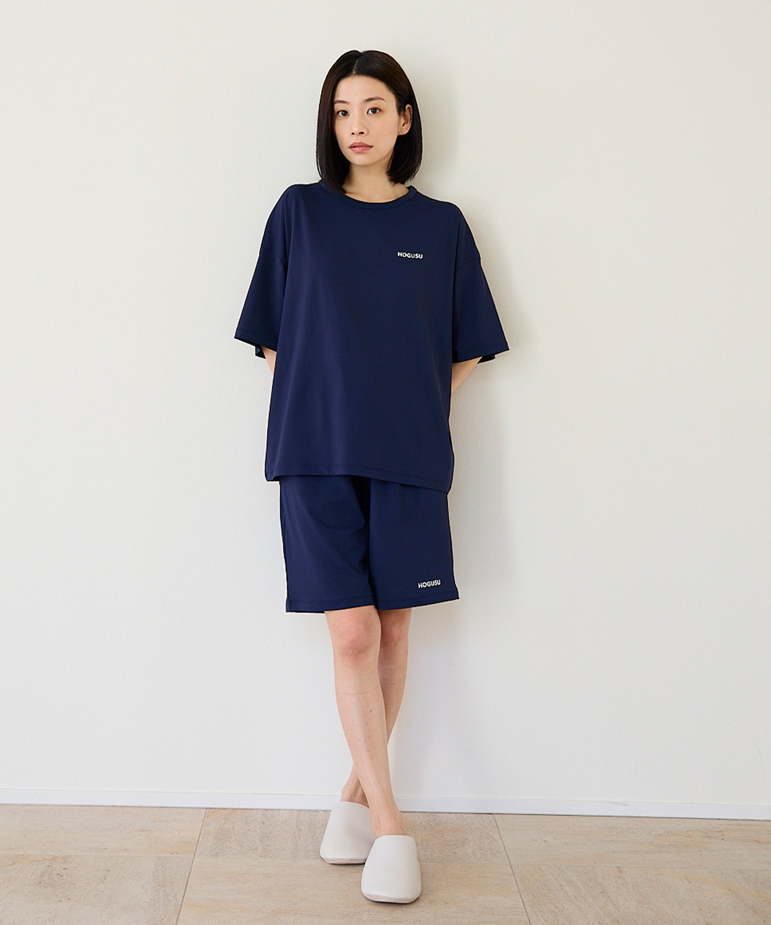 HOGUSU半袖クルーネックプルオーバー＆ハーフパンツ 上下セット