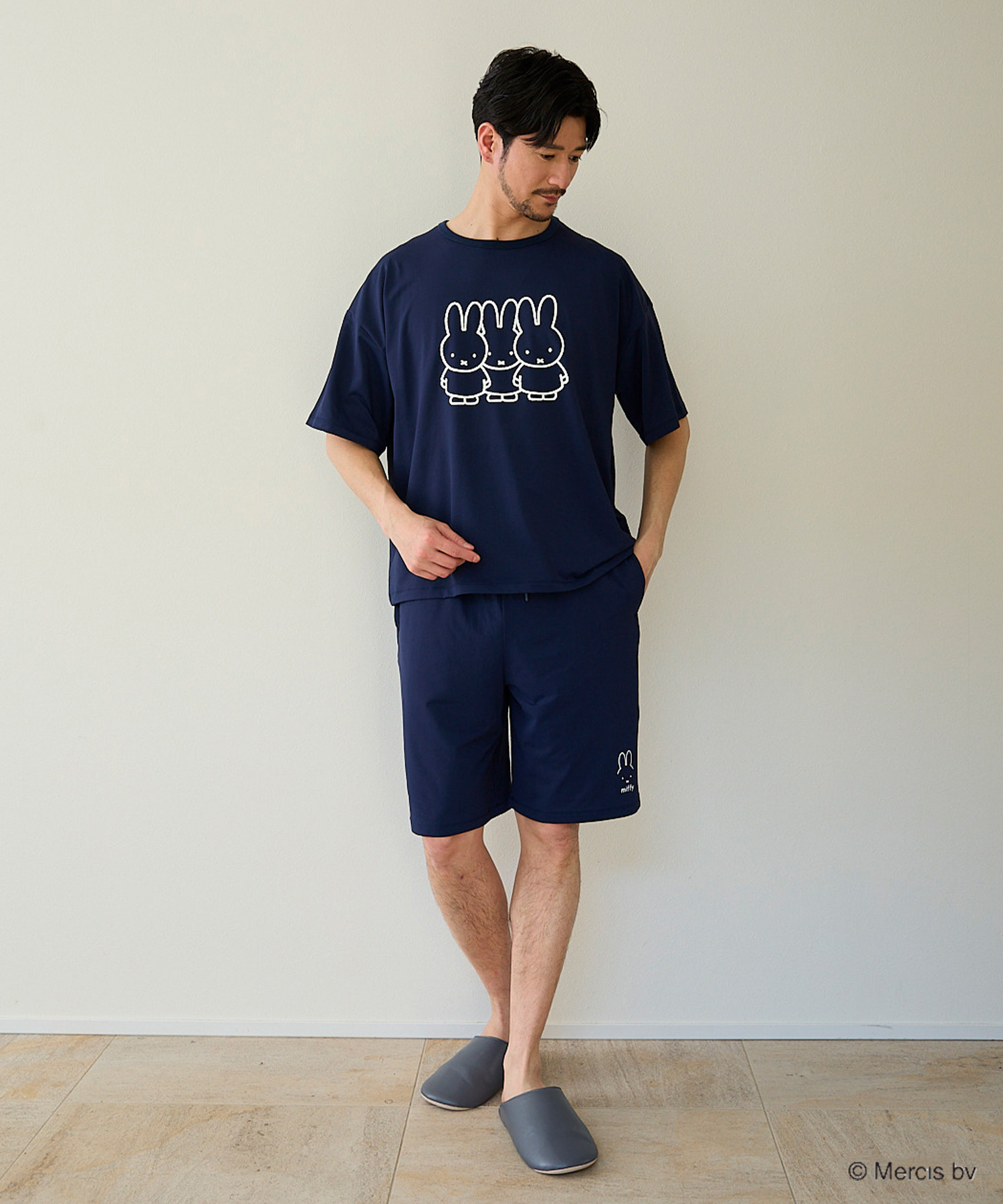 HOGUSU miffy 半袖クルーネックプルオーバー＆ハーフパンツ 上下セット