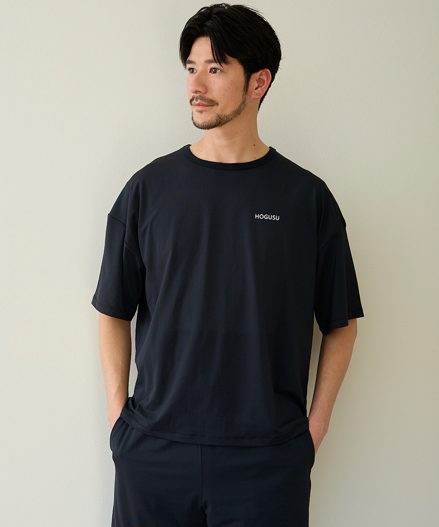 HOGUSU 半袖クルーネックプルオーバー