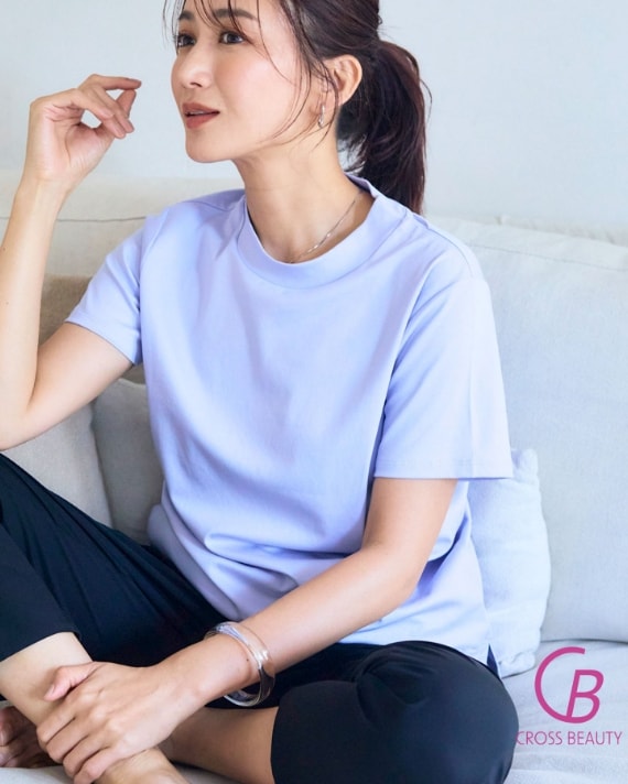 《シワになりにくい・なめらか》正解ハイネックTシャツ