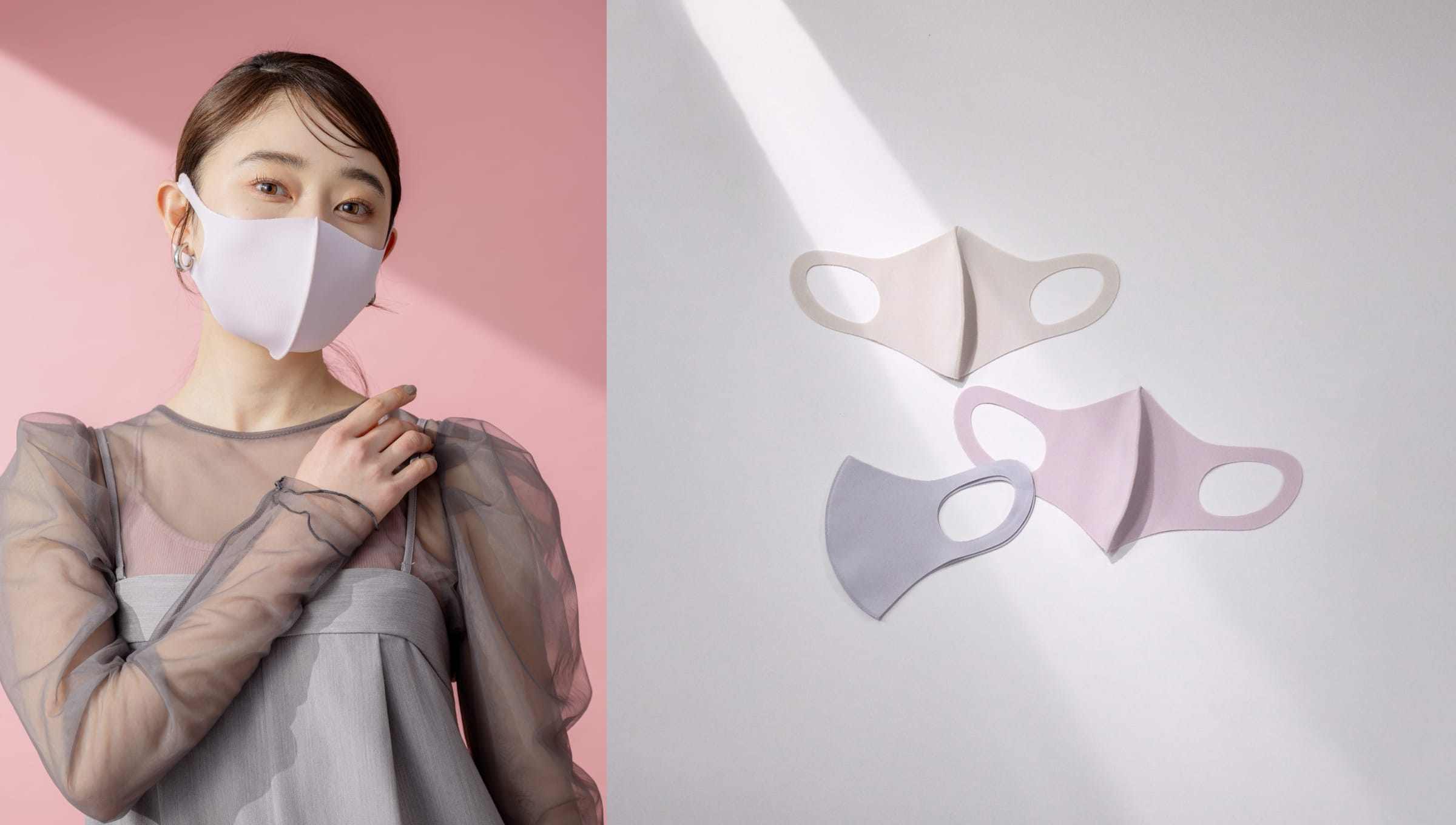 PASTEL MASK 3Dデザイン布マスクシリーズの画像