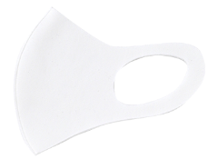 画像:オフホワイトのパステルマスク