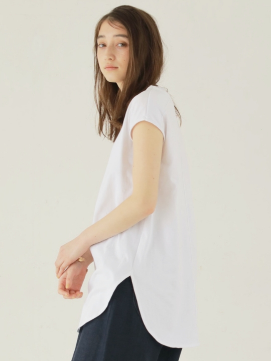 ヨーク切り替えノースリーブTシャツ