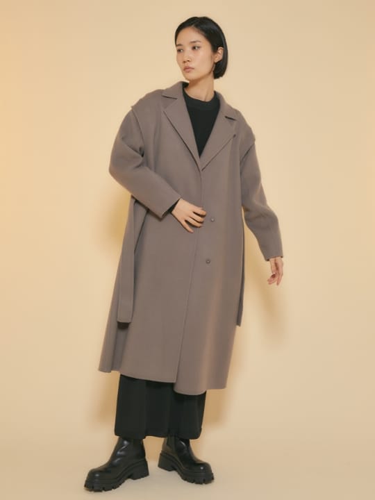 ウールリバージレ2WAYコート