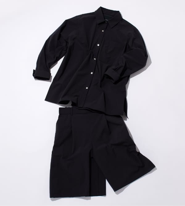 ラッシュガードスナップシャツ&ラッシュガードハーフパンツ【Water repellent】