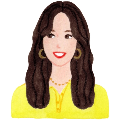 ELLEgirlスタッフHanaさんのイラスト