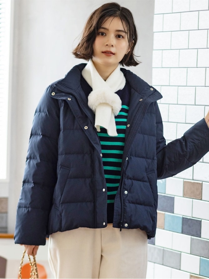 ショートダウンジャケット【はっ水】